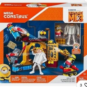 Mega Construx Despicable me 3 Dru’s Lair set FFJ35 168 pieces new in sealed box